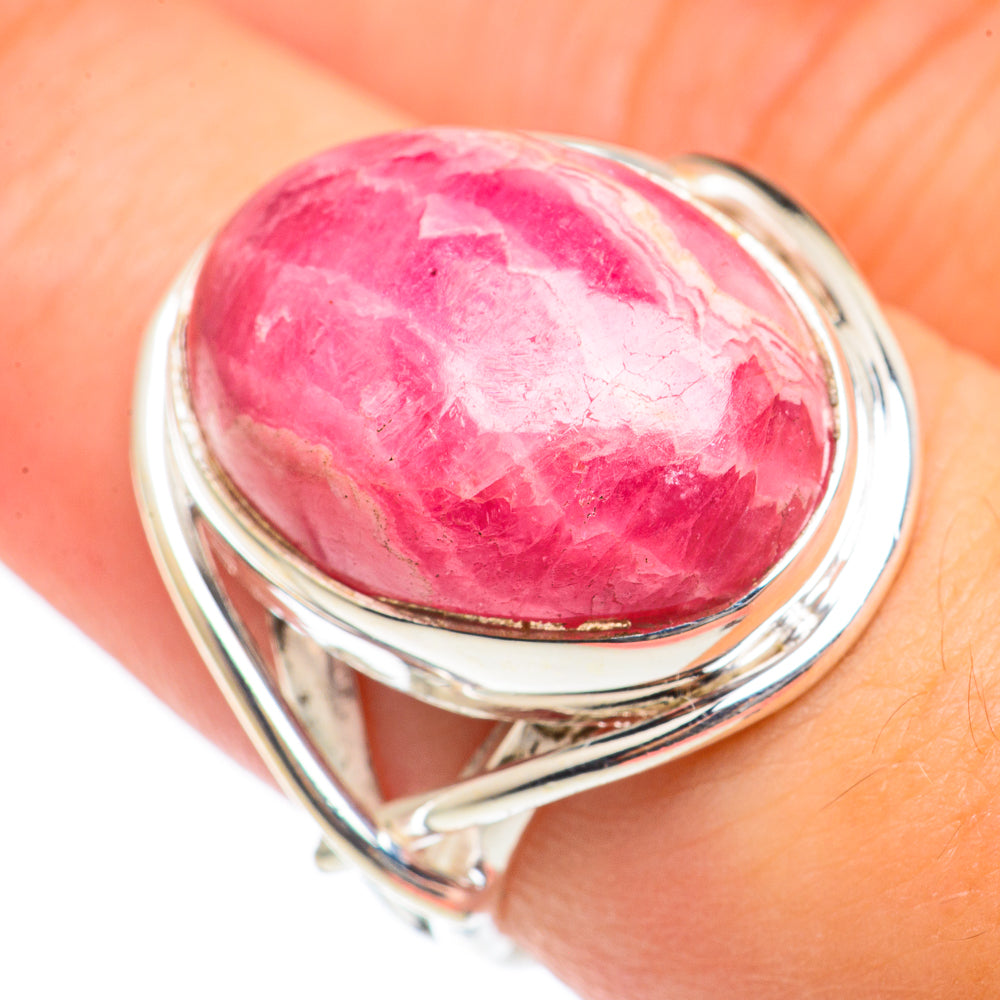Rhodochrosite Rings handcrafted by Ana Silver Co - RING69969