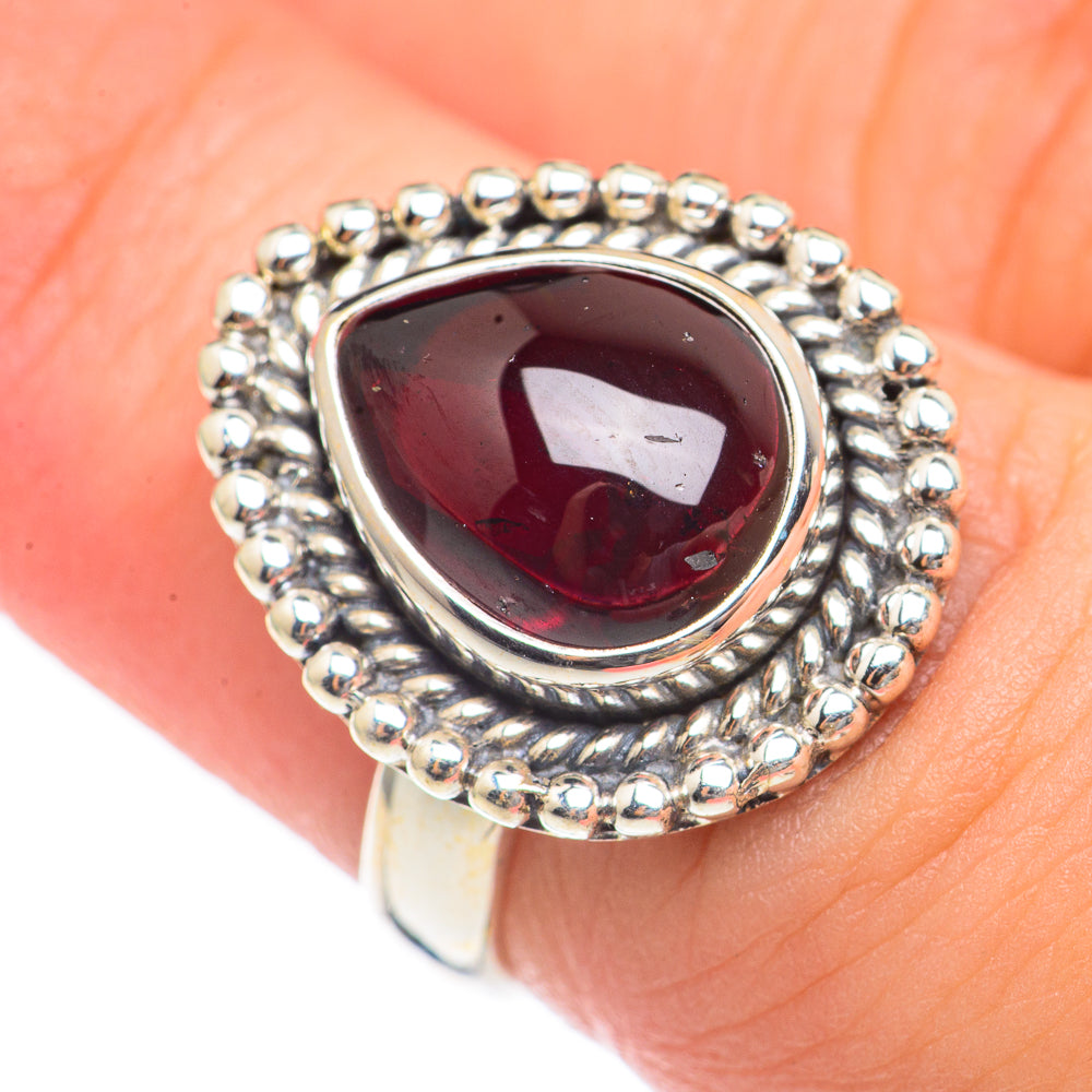 Garnet Rings handcrafted by Ana Silver Co - RING69972