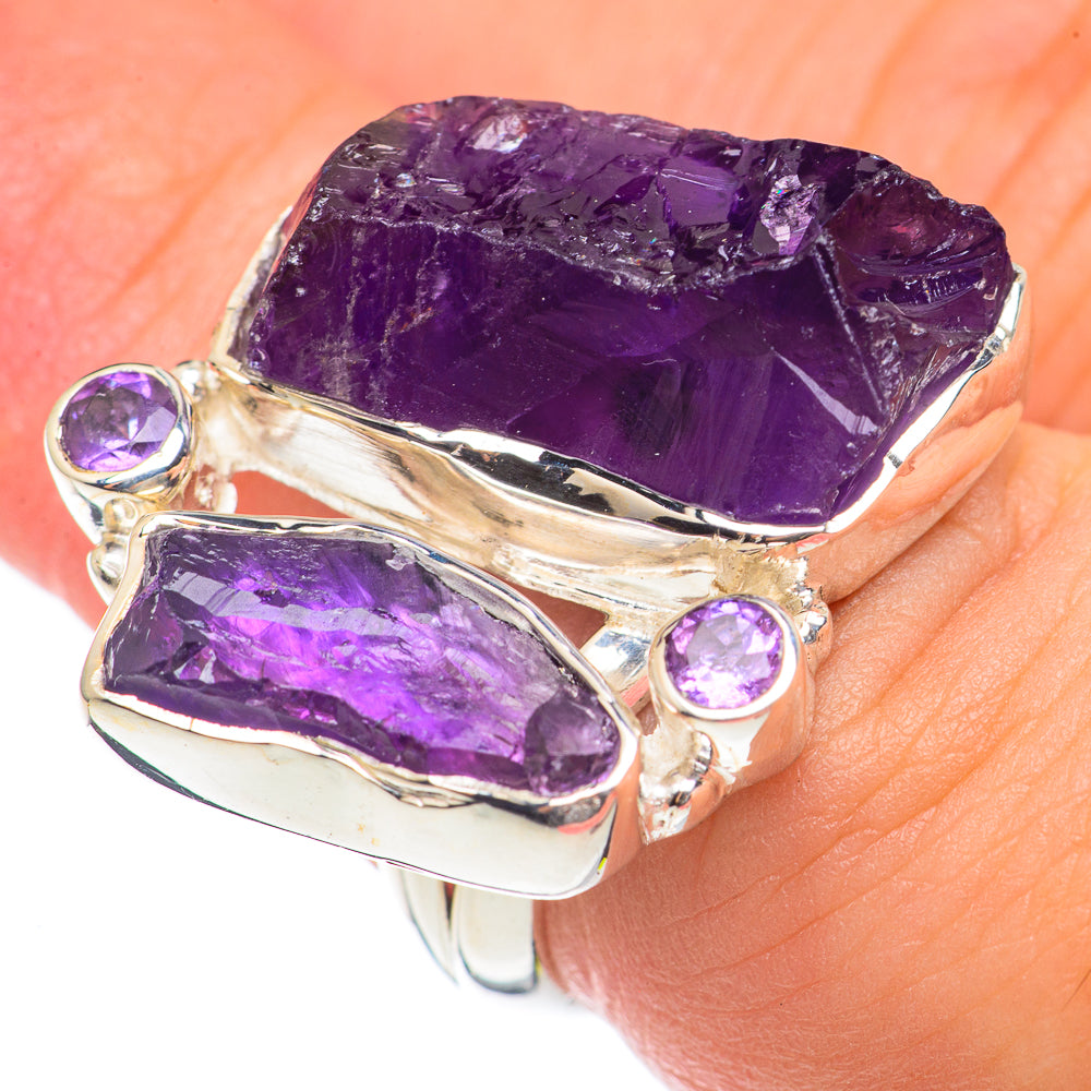 Amethyst Rings handcrafted by Ana Silver Co - RING69973