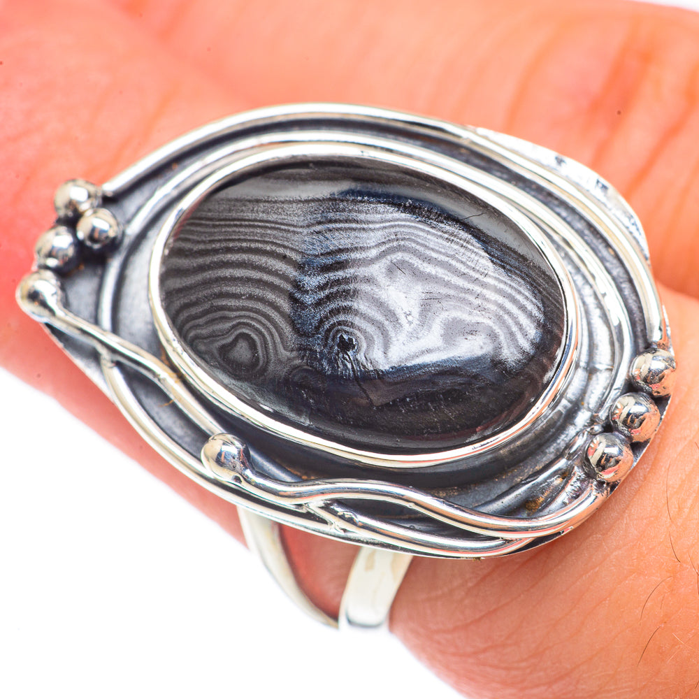 Psilomelane Rings handcrafted by Ana Silver Co - RING69976