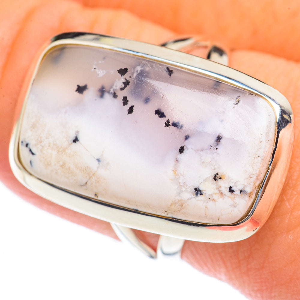 Dendritic Opal Rings handcrafted by Ana Silver Co - RING69977