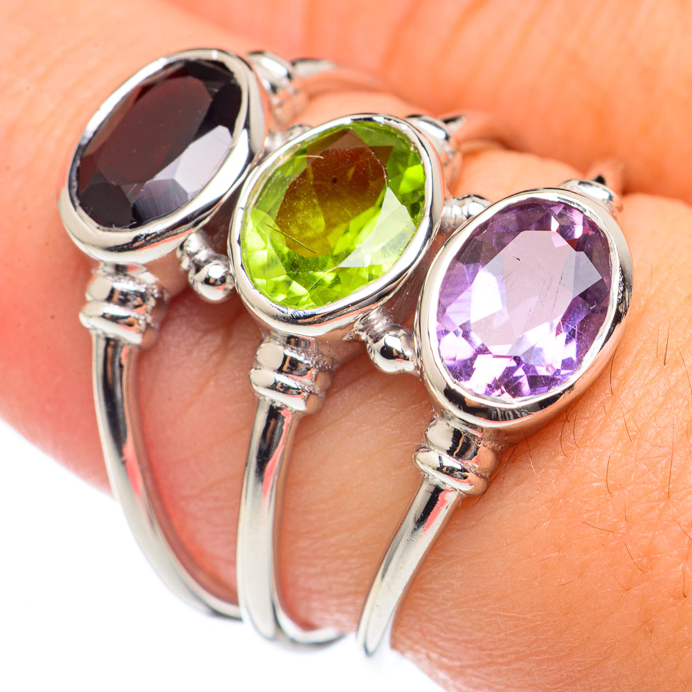 Garnet Rings handcrafted by Ana Silver Co - RING69980