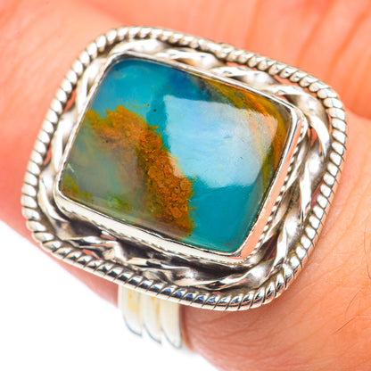 Peruvian Opal Rings handcrafted by Ana Silver Co - RING69984