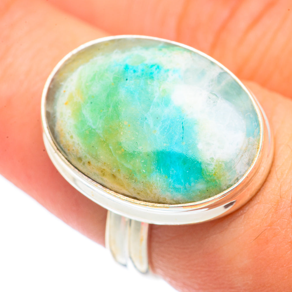 Peruvian Opal Rings handcrafted by Ana Silver Co - RING69987