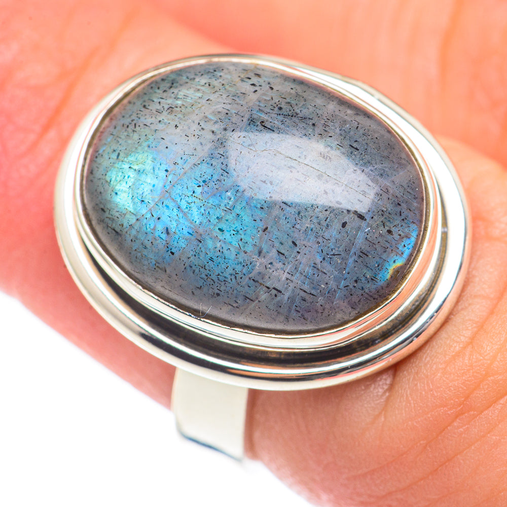 Labradorite Rings handcrafted by Ana Silver Co - RING69988