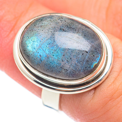 Labradorite Rings handcrafted by Ana Silver Co - RING69988
