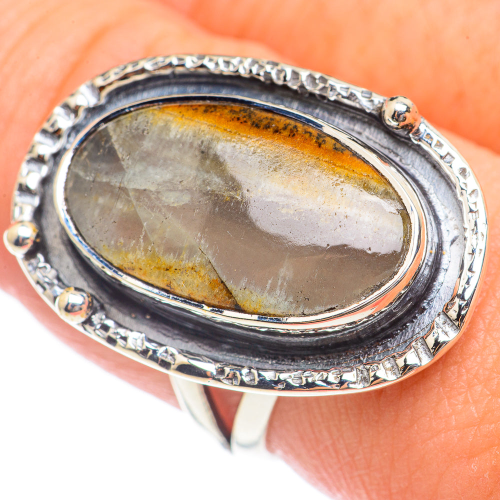 Peruvian Opal Rings handcrafted by Ana Silver Co - RING69989