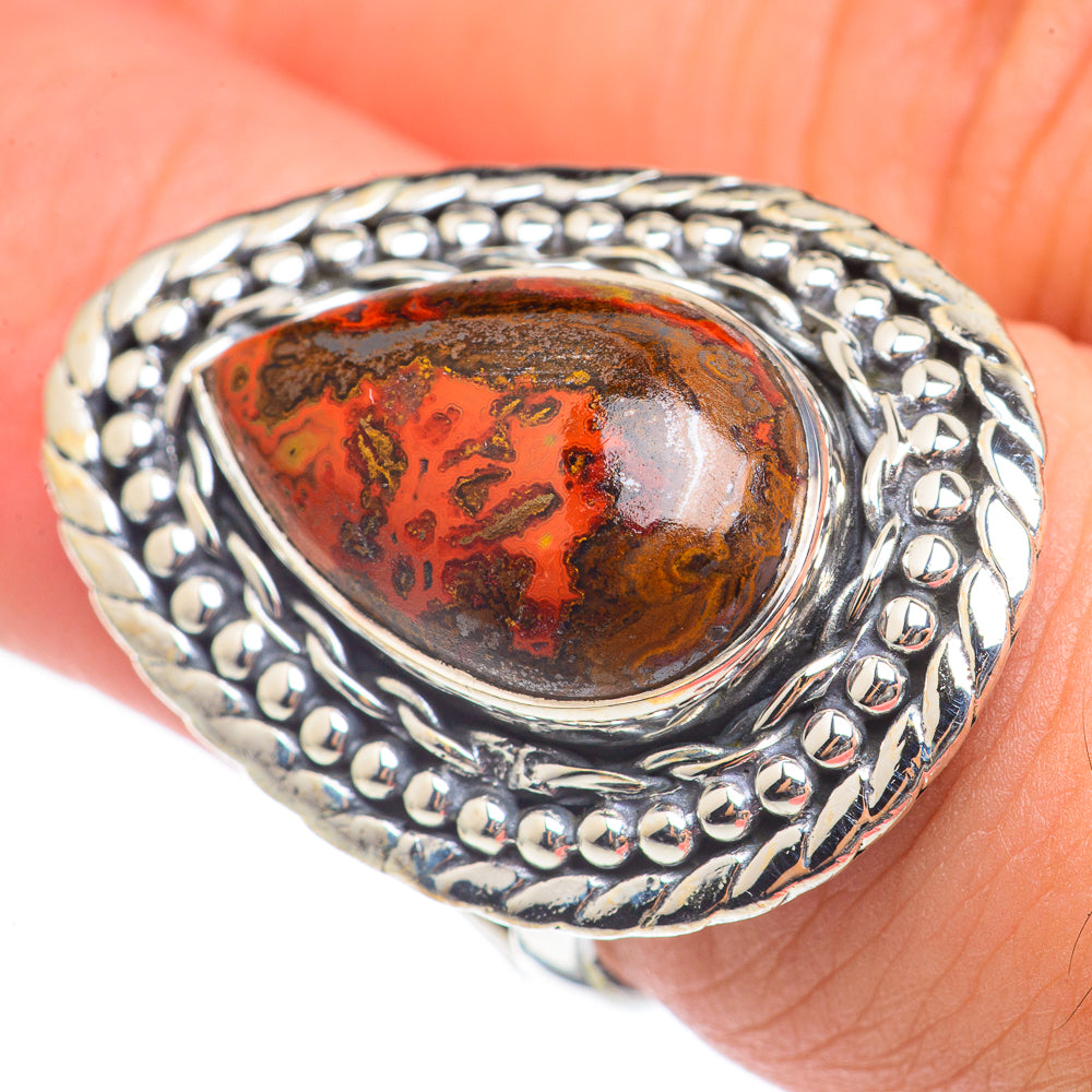 Moroccan Agate Rings handcrafted by Ana Silver Co - RING69994