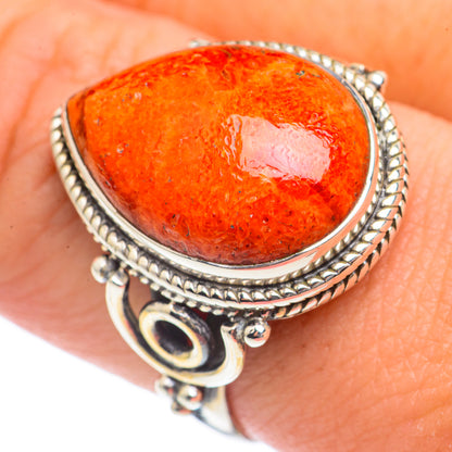 Sponge Coral Rings handcrafted by Ana Silver Co - RING69997