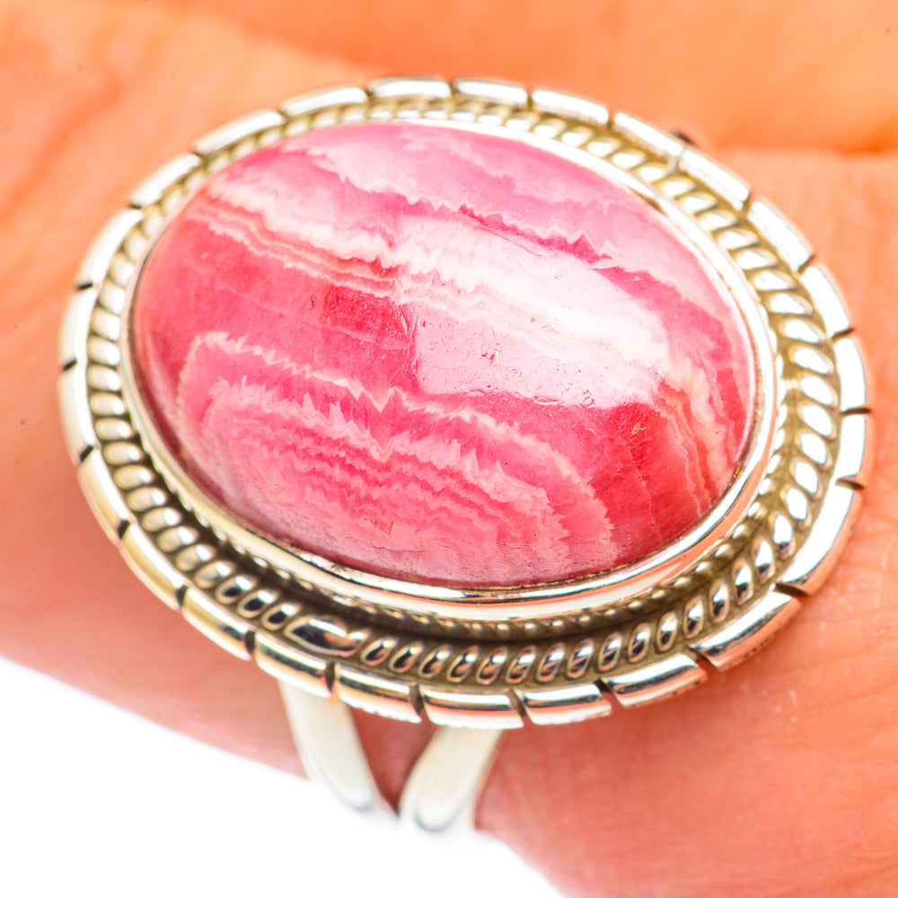 Rhodochrosite Rings handcrafted by Ana Silver Co - RING69999