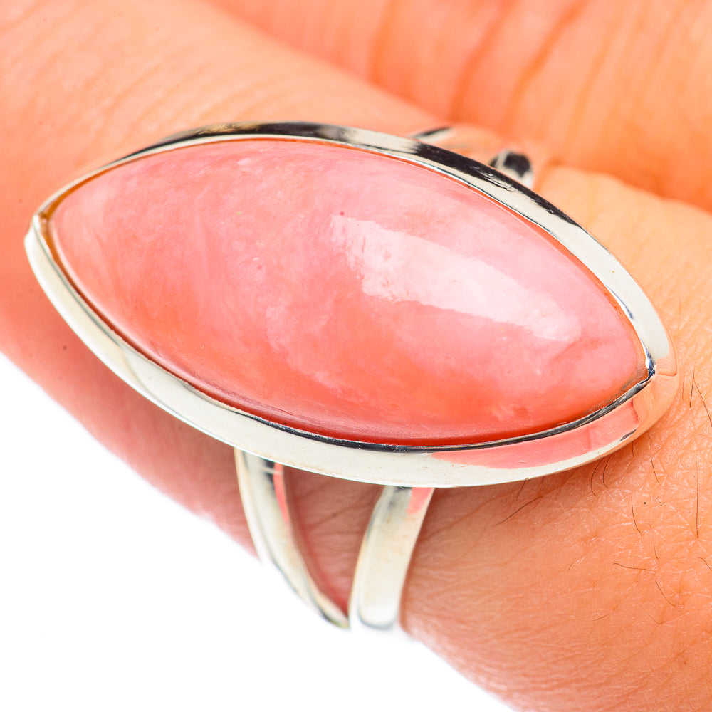 Pink Opal Rings handcrafted by Ana Silver Co - RING70001