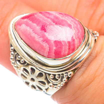 Rhodochrosite Rings handcrafted by Ana Silver Co - RING70003