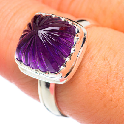 Amethyst Rings handcrafted by Ana Silver Co - RING70006