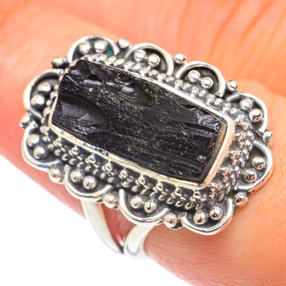 Tektite Rings handcrafted by Ana Silver Co - RING70009