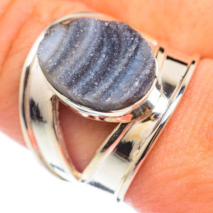 Desert Druzy Rings handcrafted by Ana Silver Co - RING70016