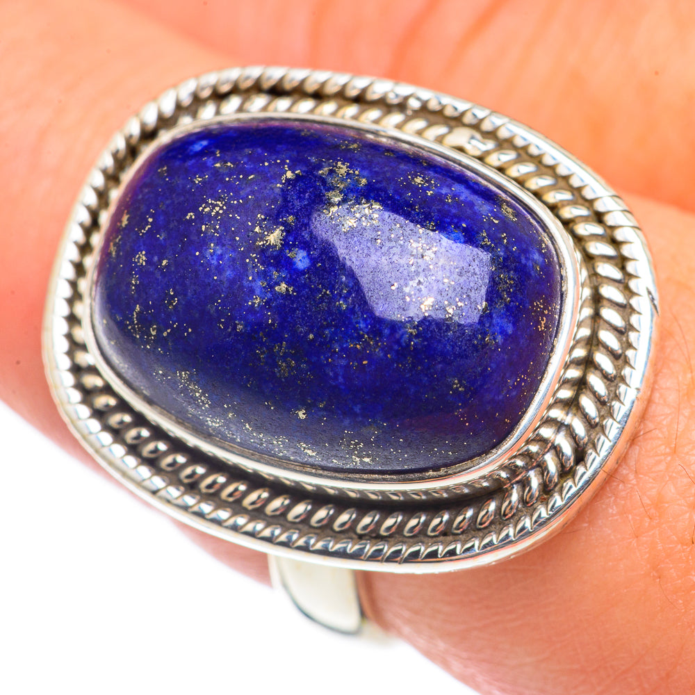 Lapis Lazuli Rings handcrafted by Ana Silver Co - RING70019