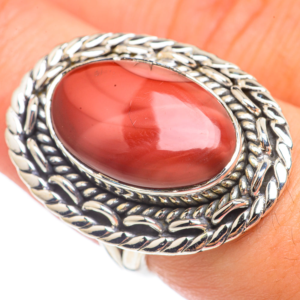 Mookaite Rings handcrafted by Ana Silver Co - RING70029