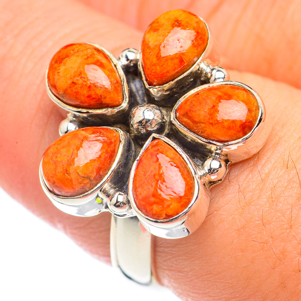Sponge Coral Rings handcrafted by Ana Silver Co - RING70033