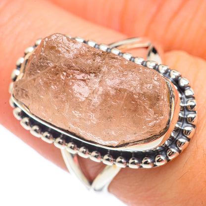 Rose Quartz Rings handcrafted by Ana Silver Co - RING70037