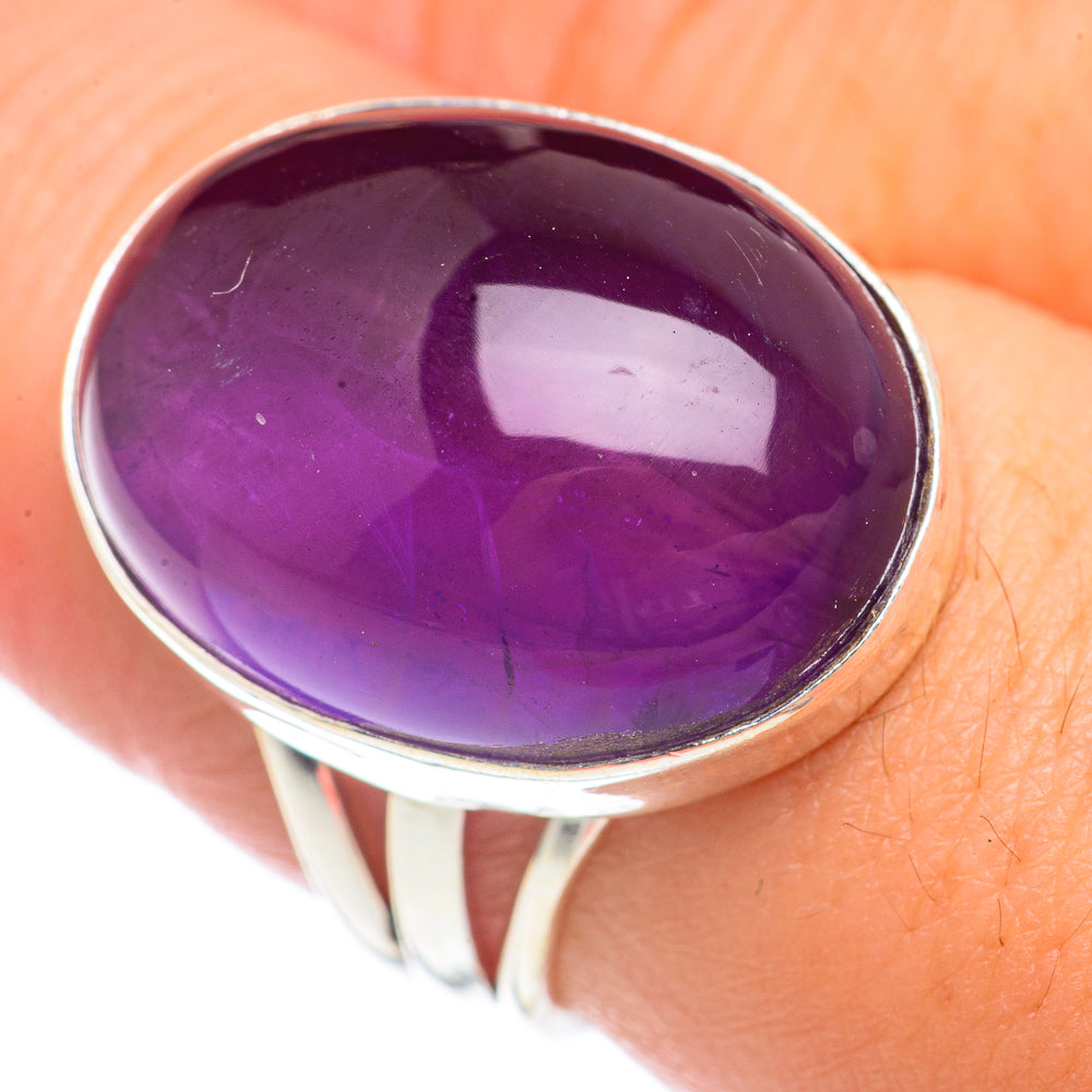 Amethyst Rings handcrafted by Ana Silver Co - RING70041