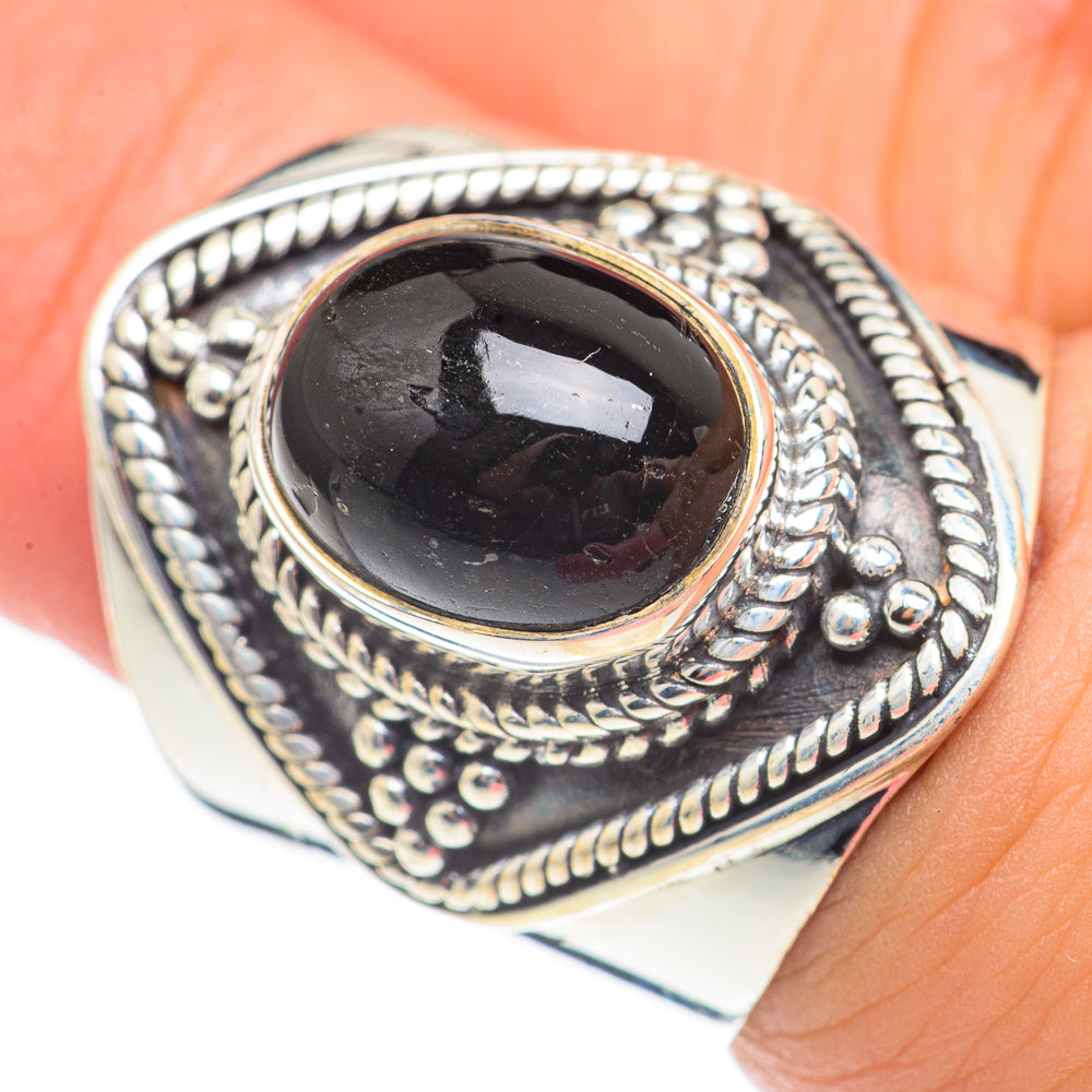 Black Onyx Rings handcrafted by Ana Silver Co - RING70046