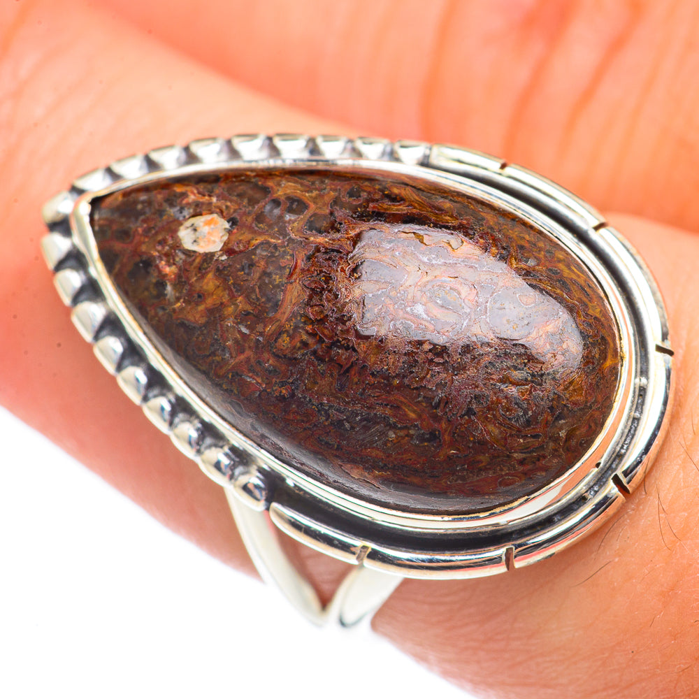 Dinosaur Bone Rings handcrafted by Ana Silver Co - RING70066