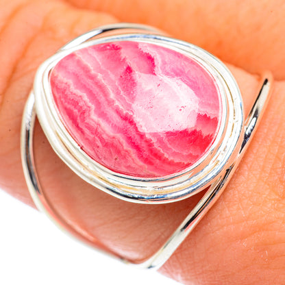 Rhodochrosite Rings handcrafted by Ana Silver Co - RING70070