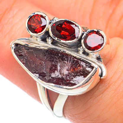 Garnet Rings handcrafted by Ana Silver Co - RING70075