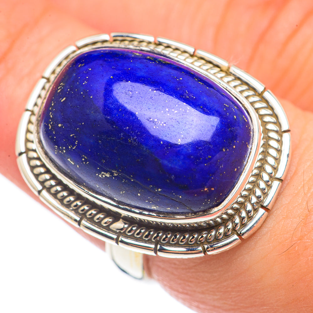 Lapis Lazuli Rings handcrafted by Ana Silver Co - RING70088