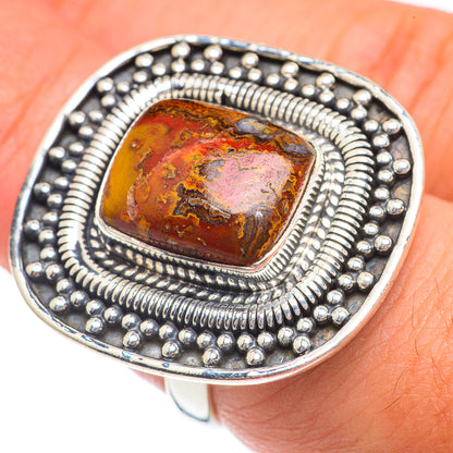 Moroccan Agate Rings handcrafted by Ana Silver Co - RING70096
