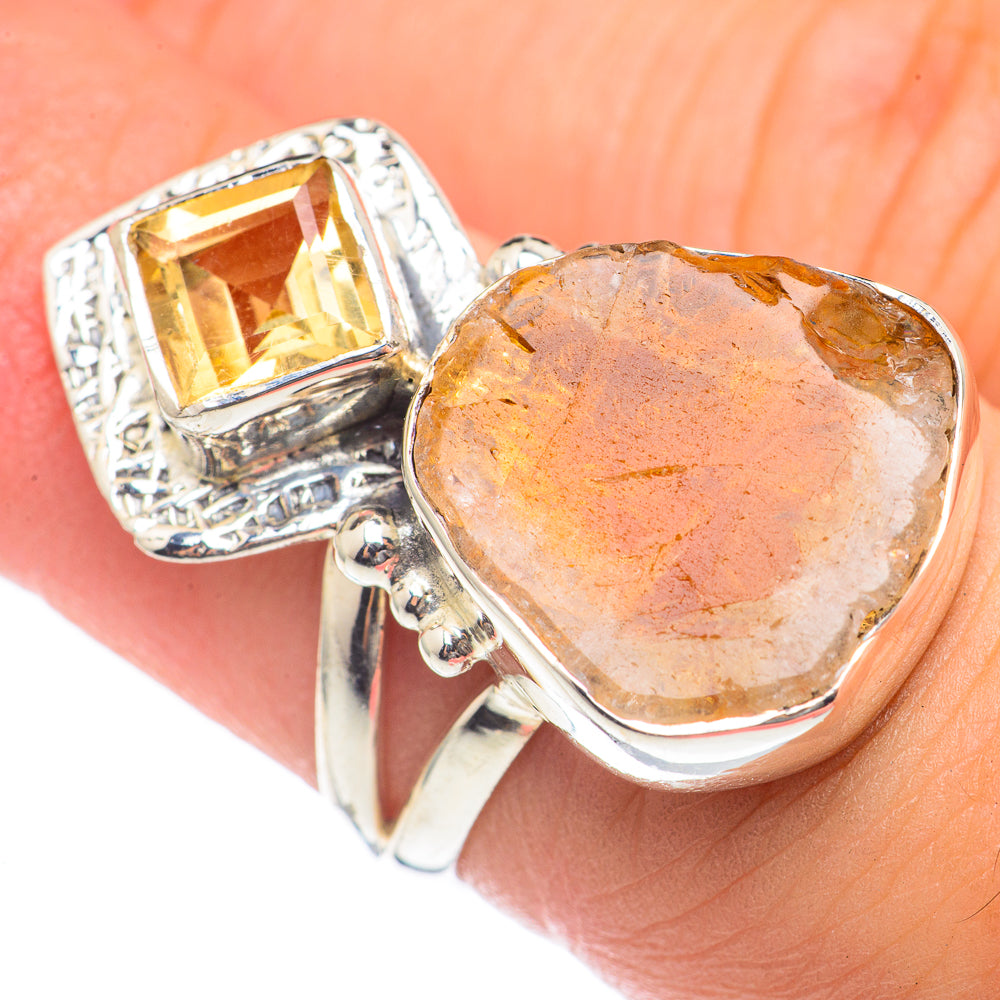 Citrine Rings handcrafted by Ana Silver Co - RING70097