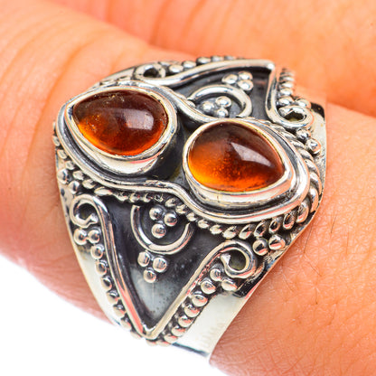 Baltic Amber Rings handcrafted by Ana Silver Co - RING70098