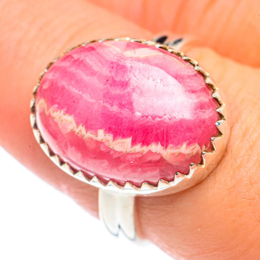 Rhodochrosite Rings handcrafted by Ana Silver Co - RING70104