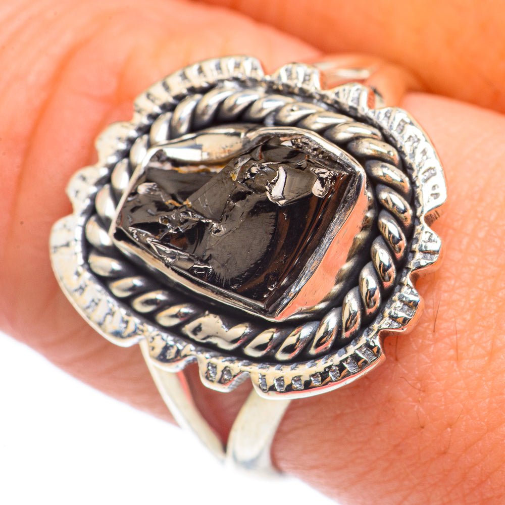 Shungite Rings handcrafted by Ana Silver Co - RING70110
