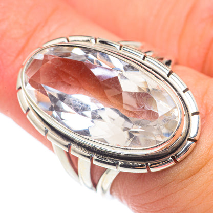 White Quartz Rings handcrafted by Ana Silver Co - RING70111