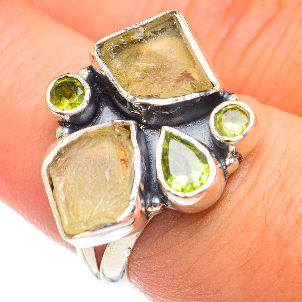 Prehnite Rings handcrafted by Ana Silver Co - RING70114