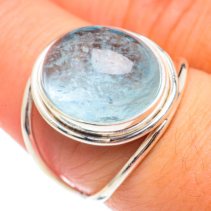 Aquamarine Rings handcrafted by Ana Silver Co - RING70121