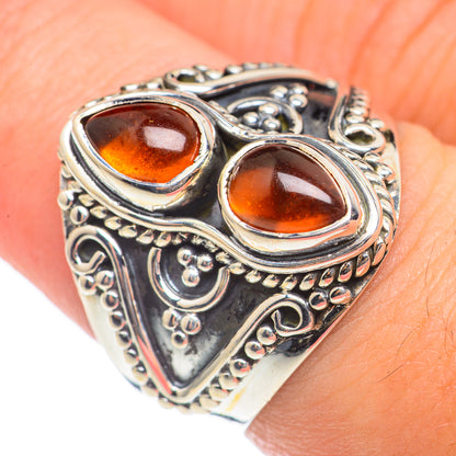 Baltic Amber Rings handcrafted by Ana Silver Co - RING70130
