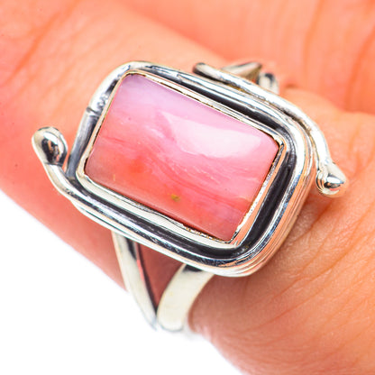 Pink Opal Rings handcrafted by Ana Silver Co - RING70138