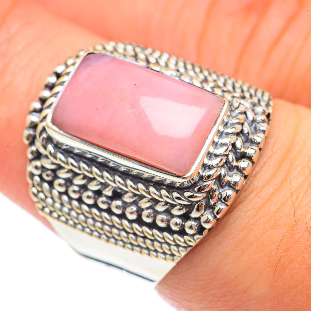 Pink Opal Rings handcrafted by Ana Silver Co - RING70139