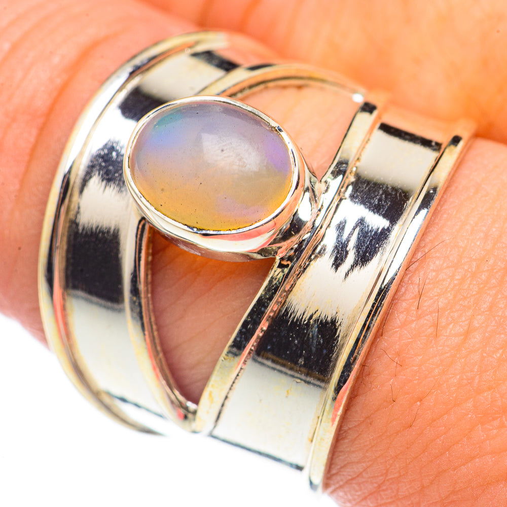 Ethiopian Opal Rings handcrafted by Ana Silver Co - RING70149