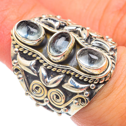 Aquamarine Rings handcrafted by Ana Silver Co - RING70151