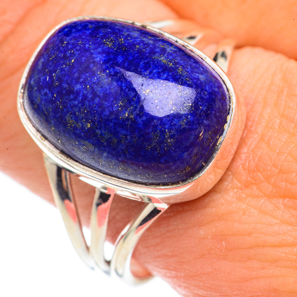Lapis Lazuli Rings handcrafted by Ana Silver Co - RING70153