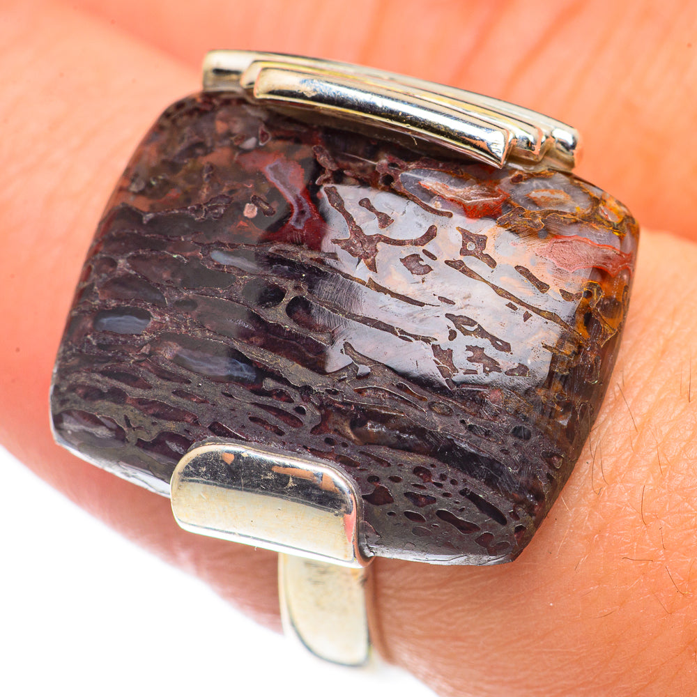 Dinosaur Bone Rings handcrafted by Ana Silver Co - RING70162