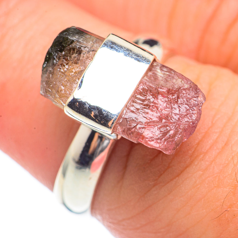 Pink Tourmaline Rings handcrafted by Ana Silver Co - RING70171