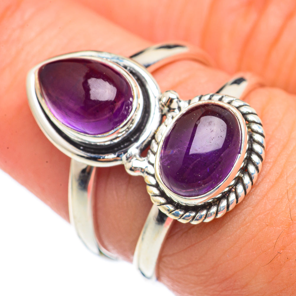 Amethyst Rings handcrafted by Ana Silver Co - RING70177