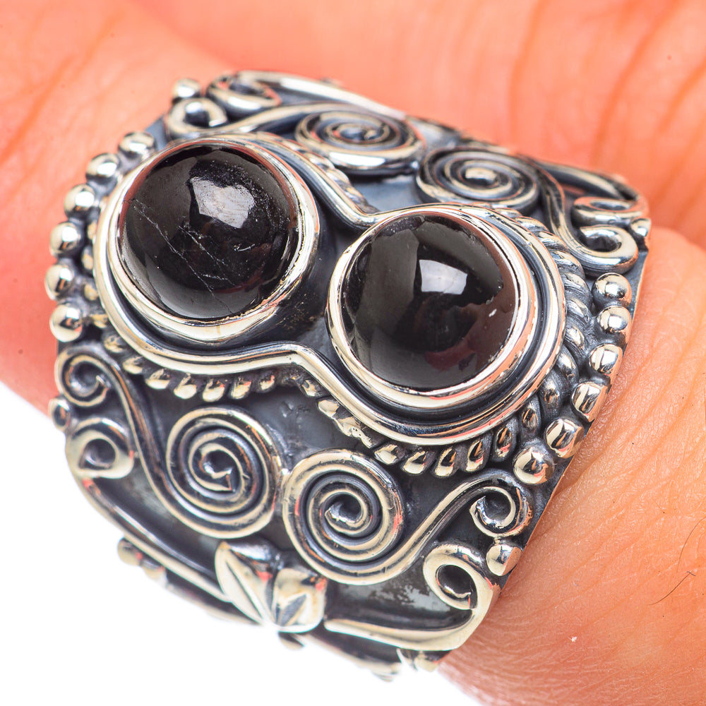 Black Onyx Rings handcrafted by Ana Silver Co - RING70178