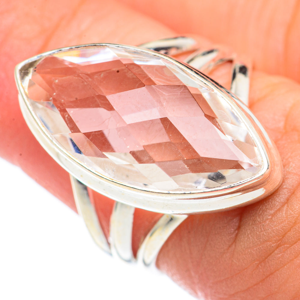 White Quartz Rings handcrafted by Ana Silver Co - RING70180