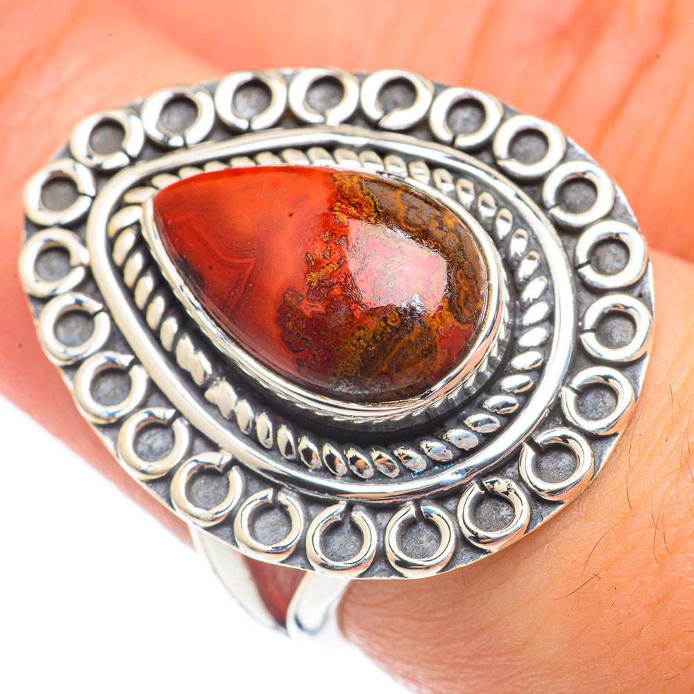 Mookaite Rings handcrafted by Ana Silver Co - RING70194