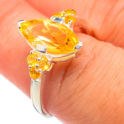 Citrine Rings handcrafted by Ana Silver Co - RING70198